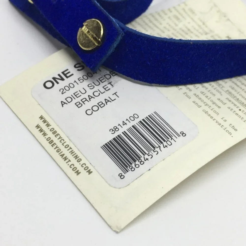 OBEY Adieu Suede Wrap Bracelet